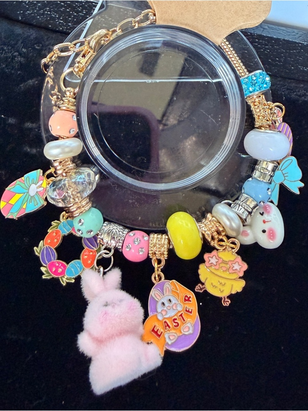 Easter Charm Bracelet - Pastel Multi Color